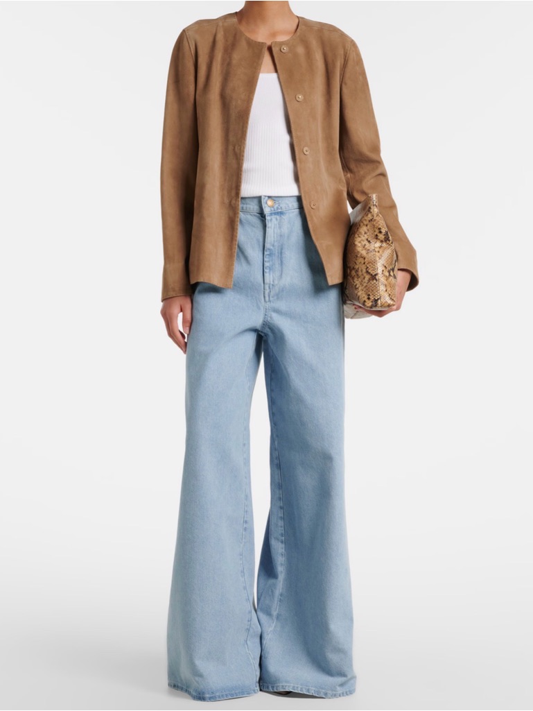 Maxmara Light Blue Wide-Leg Jeans Flawed